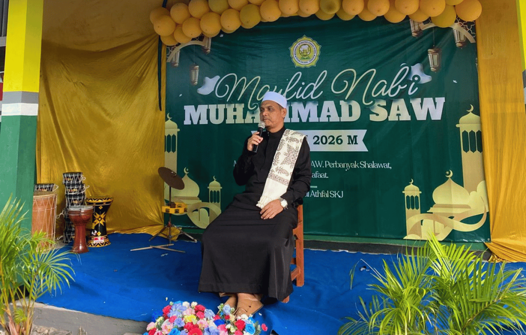 Perayaan Maulid Nabi Muhammad SAW di MI Sirojul Athfal dihadiri siswa dan orang tua murid serta masyarakat sekitar